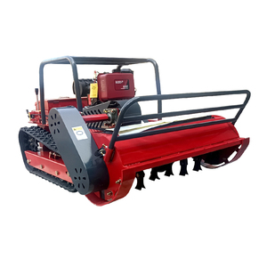 Crawler Remote Control Robot Flail <b>Lawn</b> <b>Mower</b> Gasoline Brush Cutter for Agriculture Garden and Home Grass Cutting - Product Image 1