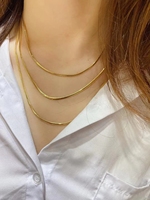 Cadena de Oro Sólido Amarillo Au750, Cadena de Hueso de Serpiente de Oro Real de 18k, Joyería de Oro Saudí, Cadena de Hueso de Serpiente de 18k, Empeñable