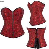 Nouveau Corset Vintage en Dentelle pour Femme 2025 – 20 Couleurs Disponibles, Jacquard Floral Respirant, Grande Taille, Idéal pour Halloween, Style Bustier