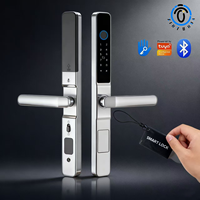 Cerradura Inteligente para Puerta con Huella Dactilar de Alta Seguridad, Cámara Integrada Anti-Espionaje, Código, Almacenamiento en la Nube Tuya y Wi-Fi