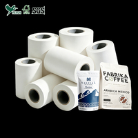 Emballage en rouleau de papier recyclable doublement imperméable à base d'eau pour les poudres de remplacement de repas enzymatiques et probiotiques