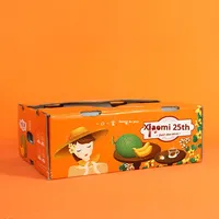 Melon Hami Premium, Cantaloup Premium, Boîte Cadeau de Fruits Frais Haut de Gamme, Emballage de Fruits de Luxe en Carton pour Supermarchés
