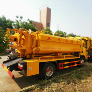 <span class=keywords><strong>Dongfeng</strong></span> รถดูดสิ่งปฏิกูล4x2รถดูดสิ่งปฏิกูลด้วยแรงดันสูงทำความสะอาดเจาะท่อระบายน้ำ - Product Image 6