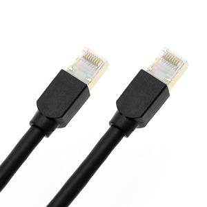 Câble de raccordement blindé RJ45 <span class=keywords><strong>Ethernet</strong></span> CAT8 <span class=keywords><strong>10</strong></span> Gigabit avec capuchon anti-poussière - Product Image 3