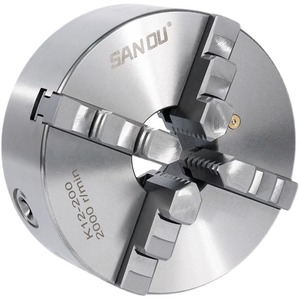 หัวจับสี่ขากรรไกร Sanou รุ่น K12-200 ความเร็ว 2000 รอบต่อนาที สำหรับเครื่องกลึงงานไม้ - Product Image 1