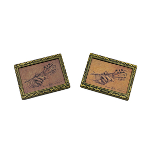 Cadre photo magnétique personnalisé en alliage de zinc avec impression de peinture à l'huile célèbre, image lenticulaire 3D magnétique - Product Image 1