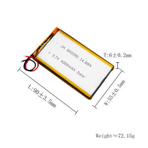 Литий-полимерный аккумулятор 3.7V 605590 4000mAh 1260110 10000mAh для носимых камер, солнечных садовых светильников, элемент 1260110 605590 - Product Image 3
