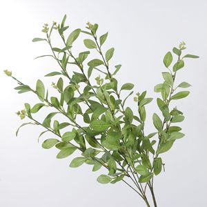 Prix de gros, nouveau design, feuilles artificielles à longues tiges, plantes vertes pour la décoration de la maison ou les mariages - Product Image 4