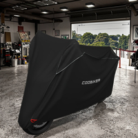 Housse de scooter tri-couche S-XL toutes saisons, universelle, imperméable, anti-UV, anti-poussière, en tissu Oxford, pour moto extérieure