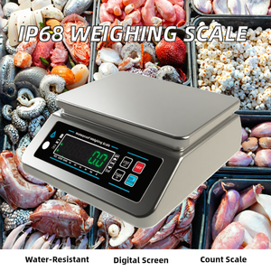 Balance numérique de comptage étanche IP68 Veidt, prix usine, 6kg-30kg, OEM ODM pour fruits de mer et aliments, avec écran LCD - Product Image 4