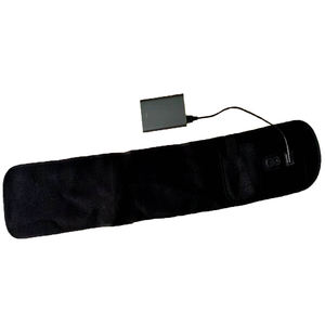 Barato cuerpo cuidado de la salud masaje vientre grasa pérdida de peso belleza vientre vibración masaje cinturón negro fibra de carbono cintura masajeador 5V - Product Image 3