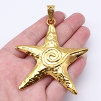 Pendentif Gangan 70x66mm 14g multicolore animal marin étoile de mer, un article le plus vendu sur AliExpress