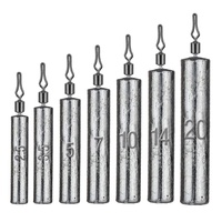 Plombs de pêche de haute qualité 2,5g - 20g, plombs de pêche à la ligne, plombs en forme de goutte d'eau, accessoires de pêche pour le bar