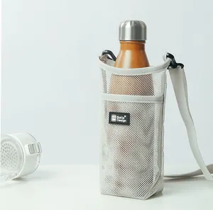 Outdoor Bottle Travel Storage Bag Gift Carrying Wine Tote Bags Reusable Cotton Milk Tea Coffee Cup Holder