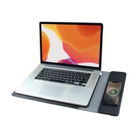 Housse pour ordinateur portable universelle à charge sans fil triple 15W à puce unique, conception magnétique universelle pour cadeau