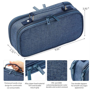 Caja <span class=keywords><strong>de</strong></span> papelería <span class=keywords><strong>para</strong></span> escritorio <span class=keywords><strong>de</strong></span> estudiante, portalápices <span class=keywords><strong>de</strong></span> colores, bolsa <span class=keywords><strong>de</strong></span> <span class=keywords><strong>maquillaje</strong></span> portátil, estuche <span class=keywords><strong>para</strong></span> bolígrafos - Product Image 5