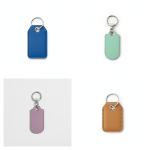 Llavero y Soporte para Teléfono de Cuero Morado Grabado con Varita de la Fortuna Oriental, Duradero, con Logotipo Personalizado, Regalo Corporativo - Product Image 6