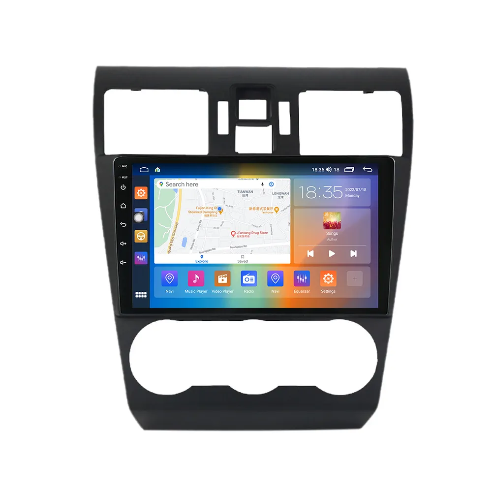 MEKEDE Radio stereo mobil M6, Android 12 8core 8 256GB 2K DSP 2din GPS WIFI Radio stereo untuk Subaru Forester 2013-2014