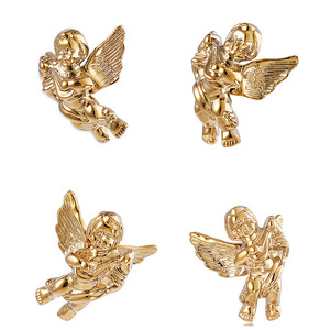French Brass Little Angel Retro Modern Design Durable Handle for Living Room Cabinets - Product Image 2