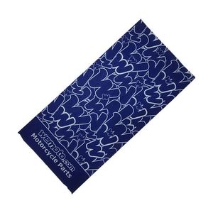 Accessoires de tête et de cou en microfibre 25*50cm, bandana tubulaire sans couture au design personnalisé - Product Image 1