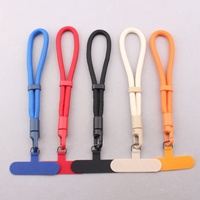 Cordon de poignet TOLKA pour téléphone avec boucle rotative en métal, design minimaliste, sangle en polyester