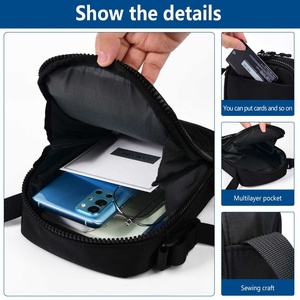 Cutsom Lulu Nylon Messenger Feutre Croix Sac À Bandoulière Petit Gril Bande Unique Professionnel Femmes Dame Bandoulière Sac À Bandoulière Femmes - Product Image 5