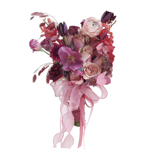 40 Mm 10Yard Nieuwe Roze Witte Organza Lint <span class=keywords><strong>Christmas</strong></span> Gift Wrap Handwerk Bloemen Strik Bruiloft Verjaardag Decoraties - Product Image 2