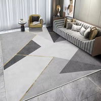 Tapis nordique salon lumière luxe Senior canapé Table à thé couverture ménage chambre lit grand tapis imprimé 3d