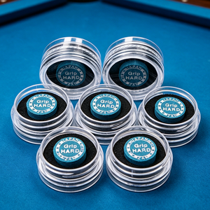 Punta de Taco de Billar PT-01 Premium ZAN, Punta de Cuero Laminado para Jugadores de Billar, Snooker y 9 Bolas, para Máximo Efecto y Control del Taco - Product Image 1