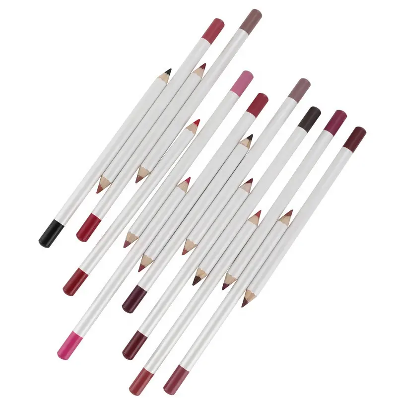 Produk Baru 21 warna pensil garis mata Label pribadi Makeup kecantikan kosmetik pensil garis bibir jenis koloni gratis Lipliner