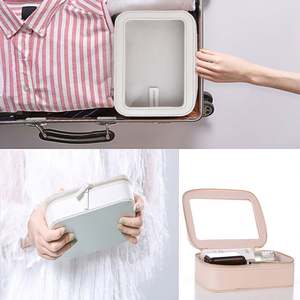 Custom <b>Clear</b> PVC Cosmetic <b>Bag</b> <b>Travel</b> Waterproof Transparent PVC Makeup Box Custom Wash <b>Bag</b> Custom PU Leather Makeup <b>Bag</b> - Product Image 6