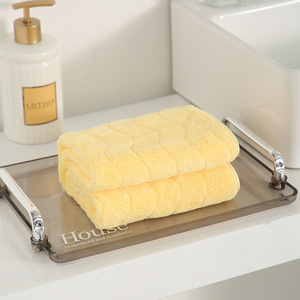 Simple Solid Color Coral Fleece <b>Bath</b> <b>Towel</b> <b>Set</b> 35x75cm 70x140cm Skin Friendly Home Use Gray Pink Blue Beige Yellow - Product Image 3