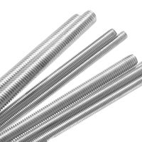 Stud Bolt Metric Coarse Fine Pitch Thread Premium M2 M2.5 M3 M4 M5 M6 Stainless Steel Full Thread Rod Threaded Bar