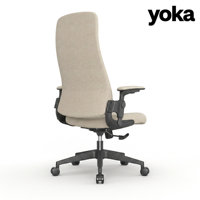 Nouveau produit, prix d'usine, design personnalisé, style moderne, chaise de bureau ergonomique pivotante, imperméable, respirante, en lin, pour chambre à coucher
