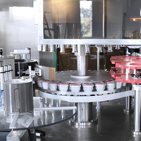 Sistem Pelabelan Botol Kaca Digital Otomatis OPP Film dengan Motor Hot Melt dan PLC untuk Lini Produksi Minuman