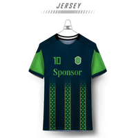Maillot de football professionnel personnalisé, réversible, imprimé par transfert thermique, 100 % polyester, séchage rapide, durable, uniforme d'équipe