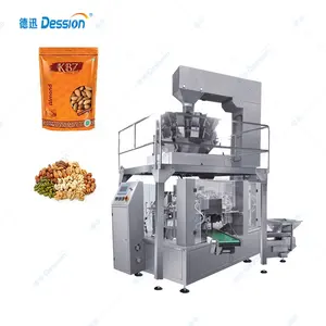 Premade Doypack Zipper Pouch Candy Nuts Seeds Sugar Rotary Packing Machine Snacks Automatic Packing Machine