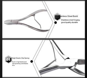 Cortador de Dientes MUFA de Acero Inoxidable de Alta Resistencia, Ligero, para Granjas Porcinas, 14 cm de Longitud, Diseño de Rebote con Resorte, Nuevo - Product Image 5