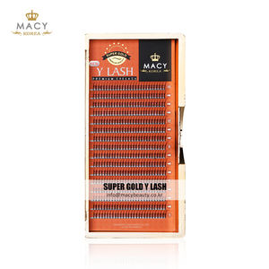 Pestañas postizas coreanas 100% hechas a mano, pestañas prefabricadas 2d Y extensión de pestañas individuales - Product Image 2