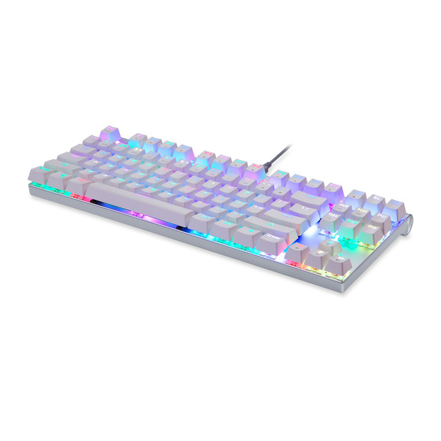 Mechanical Keyboard 80% Wholesale Price Is Cheap and Thin Ergonomic Design 2.4G+Bt Dual-Mode RGB Gaming Mini Keyboard