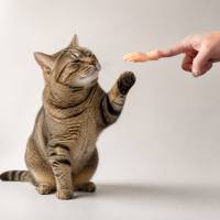 Gant de massage pour chat en plastique, pour le toilettage et le jeu apaisant des chatons de 0 à 3 mois, vente en gros