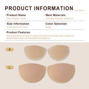 Almohadillas Adhesivas <span class=keywords><strong>de</strong></span> Silicona para Pezones, Ultrafinas, Impermeables, Invisibles, Reutilizables, para <span class=keywords><strong>Mujer</strong></span>, Venta al Por Mayor - Product Image 5