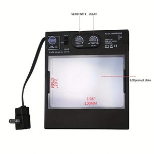 Máscara y Casco de Soldadura con Oscurecimiento Automático Solar y Sensor de Arco Eara 4 de Gran Visión, Certificado CE, para TIG/MIG/MMA/Rectificado/Corte, Modelo TX800CF - Product Image 3