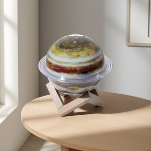 Humidificateur d'air rotatif 3D en forme de planète, lampe d'ambiance colorée, pulvérisation et purification, silencieux, pour bureau, sur table, USB - Product Image 1