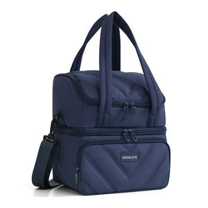 Bolsa Térmica Impermeable para Almuerzo, Bolsa Bento Cruzada para Oficina y Trabajo, Bolsa Refrigerante Portátil para Almacenamiento de Alimentos al Aire Libre - Product Image 5