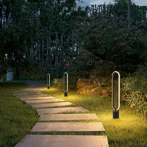 Modern IP65 anma bahçe ve açık peyzaj çim dekorasyon Yard için LED direk ışık su geçirmez alüminyum tasarım - Product Image 4