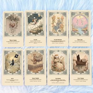<span class=keywords><strong>Tarot</strong></span> de Jardín de Papel al por Mayor, 78 Cartas, Diseño Botánico Vintage con Calaveras, Portátil, Ecológico, con Guía, OEM ODM - Product Image 4