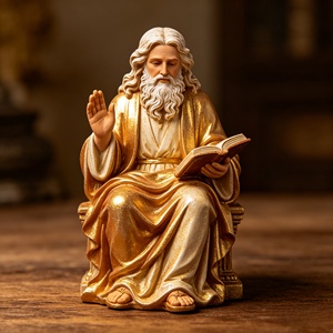 Statue de Dieu BZY avec taille personnalisable, idéale pour l'extérieur ou la table, une pièce en cuivre pour la décoration de la maison - Product Image 1