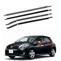 Pour Toyota Auris E150 2006-2012 : Bande de garniture de moulure de vitre (type OE) #   75710-02130/12770 75730-02121/12290 75740-12380