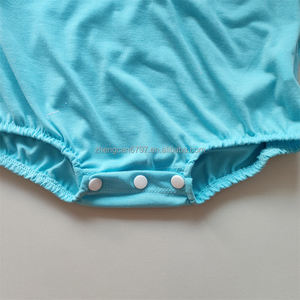 Custom Baby Rompers 0-3 Months Bamboo Toddler Girls Jumpsuits Breathable Solid Color Short Sleeve <strong>Children</strong> Bubble <strong>Onesie</strong> - Product Image 5